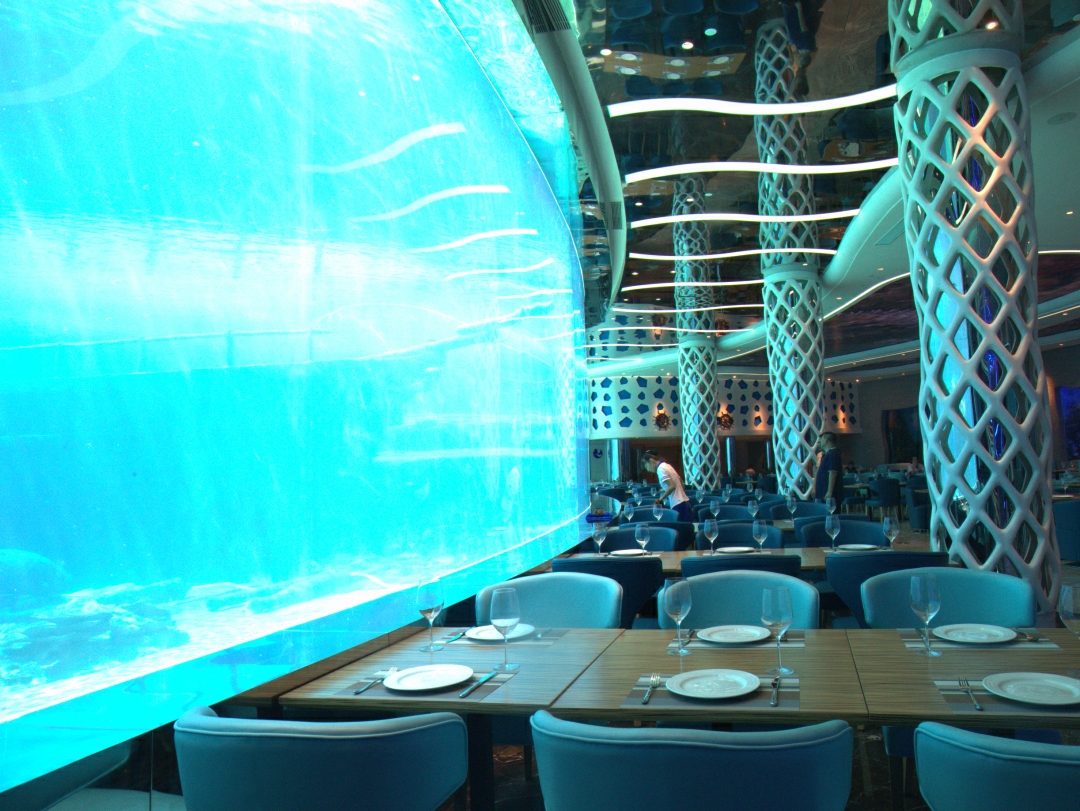 J'taime underwater restaurant in Sanya, Hainan, China